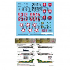 Decals for 1/144 MiG-21MF