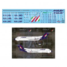 Decals for 1/144 Malev Fokker 70