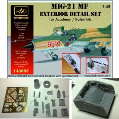 1/48 MiG-21MF Exterior Detail set for Academy/Italeri kits