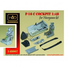 1/48 F-16C (Block 30/50) Cockpit Set for Hasegawa kits