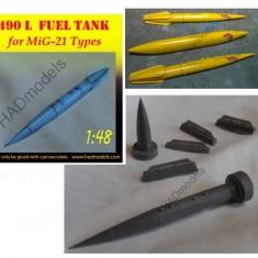 1/48 490L Fuel Tank for MiG-21 Types