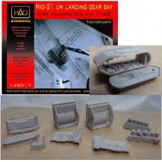 1/48 MiG-21 UM Landing Gear Bay set for Trumpeter kits