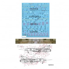 Decals for 1/32 Hungarian MiG-23 Stencil