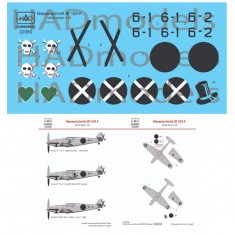 Decals for 1/32 Messerschmitt BF 109 A