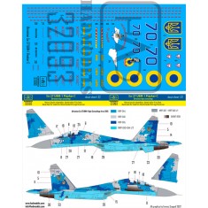 Decal for 1/32 Ukrainian Su-27UBM-1 Flanker C 
