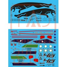 1/32 Mirage 2000C 40th Anniversary of 1st Air Defence Group Decal sheet