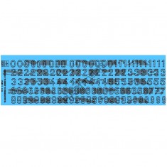 Decals for 1/35 WWII German Turret Numbers Part.7