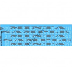Decals for 1/35 WWII German Turret Numbers Part.12