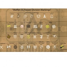 Decals for 1/48 Waffen SS Division Markings