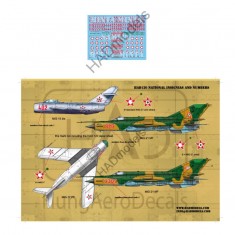 Decals for 1/48 Hungarian National Insignia 1951-1998