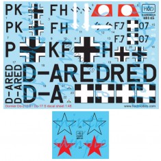Decals for 1/48 Dornier Do-215 B/Do-17S (Hungarian, Russian & German)
