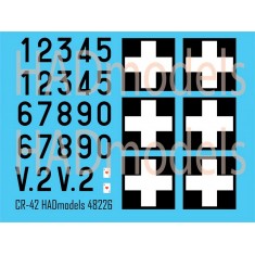 Decal for 1/48 CR-42 Kereszetes part1