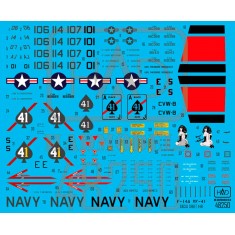 Decal for 1/48 F-14A 'Black Aces' Final Countdown