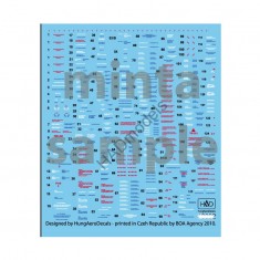 Decals for 1/72 MiG-21 MF Data