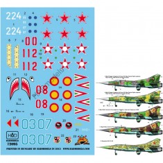 Decals for 1/72 MiG-23 (HU 01/02/08, Russian aggressor blue 07/03, Rumanian 224)