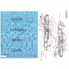 Decals for 1/72 Hungarian MiG-23 Stencil
