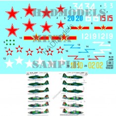 Decals for 1/72 Hungarian/Soviet/China IL-10 (late) Part.1