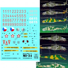 Decals for 1/72 Mil Mi-24 Hind