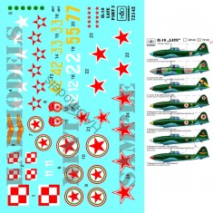 Decals for 1/72 Hungarian/Soviet/Poland IL-10 (late) Part.2