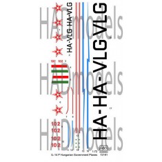 Decals for 1/72 Ilyushin IL-14P