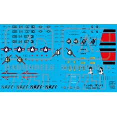 Decal for 1/72 F-14A 'Black Aces' Final Countdown