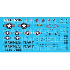 Decal for 1/72 F-4J US NAVAL Air Test Center ' The Final Countdown'