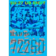 Decal for 1/72 Su-27 UB Ukrainian Digital Camouflage