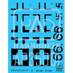 1/35 Messerschmitt Bf 109 G-6 Decal for Border kits