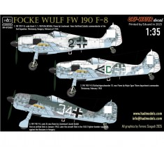 1/35 Fw 190 F-8 "Green C, Black 2, White 34" Decal Sheet