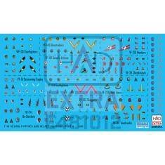 1/48 F-14 Patches and Helmet Markings Part 4 Decal Aheet 