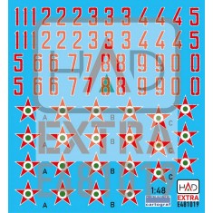 1/48 Hungarian National Insignia and Numbers 1951-1990 Decal Sheet