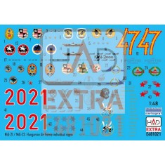 1/48 MiG-21/MiG-23 Hungarian AF Individual Markings Decal Sheet