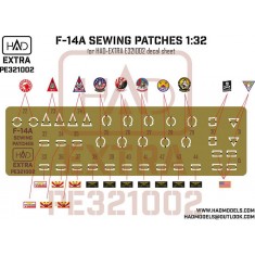 1/32 F-14A VF-1/VF-84/VF-111 Sewing Patches Photo-Etched Parts