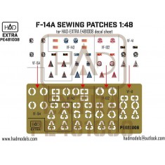 1/48 F-14A-D VF-143/VF-154/VF-41/VF-102 Sewing Patches Photo-Etched Parts