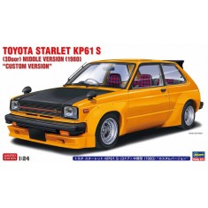 1/24 Toyota Starlet KP61 S 3Door Middle Version 1980 Custom Version