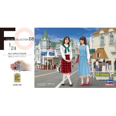 1/24 80s Girls Figure 2 Kits Height 70mm (FC08)