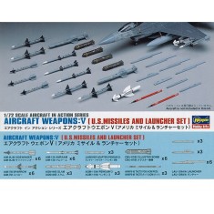 1/72 Aircraft Weapons V: US Missiles and Launcher Set
