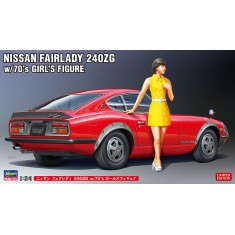 1/12 Nissan Fairlady 240ZG w/70's Girl's Figure [SP539]