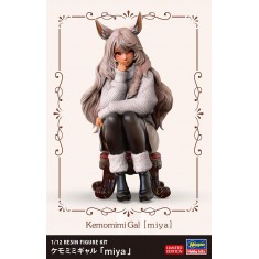 1/12 Kemomimi Gal (Miya) Figure (Resin Kit)