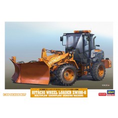 1/35 Hitachi Wheel Loader ZW100-6 Multiplow (Snowplow) Working Machine