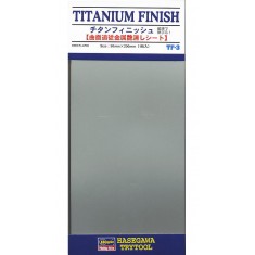(TF3) Adhesive Detail & Marking Sheet - Titanium Finish (90mm x 200mm)