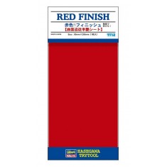 (TF12) Adhesive Detail & Marking Sheet - Red Finish (90mm x 200mm)