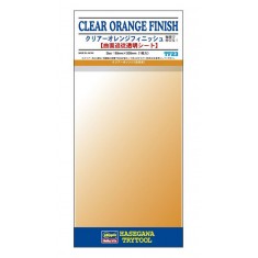 (TF23) Adhesive Detail & Marking Sheet - Clear Orange Finish (90mm x 200mm)