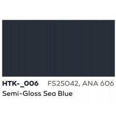 Acrylic Paint for Airbrush - Semi-Gloss Sea Blue #FS25042 ANA 606 (17ml)