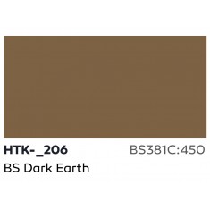 Acrylic Paint for Airbrush - BS Dark Earth #BS381C:450 (17ml)