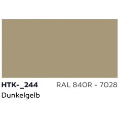 Acrylic Paint for Airbrush - Dunkelgelb #RAL 840R - 7028 (17ml)