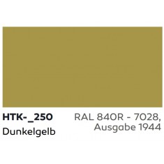Acrylic Paint for Airbrush - Dunkelgelb #RAL 840R - 7028 Ausgabe 1944 (17ml)