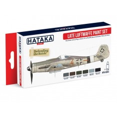 Acrylic Paint Set for Airbrush - Late Luftwaffe Camouflage 1944-1945 (17ml x 6)