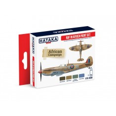 Acrylic Paint Set for Airbrush - RAF in Africa Camouflage (17ml x 4)