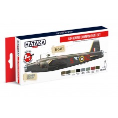 Acrylic Paint Set for Airbrush - WWII RAF Bomber Command Standard Colours (8 x 17ml)